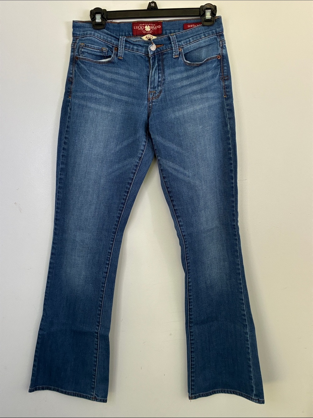 Lucky Brand Sofia Boot Womens Medium Blue Flare Jeans 4